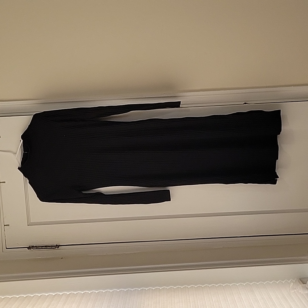 Midi black loft dress